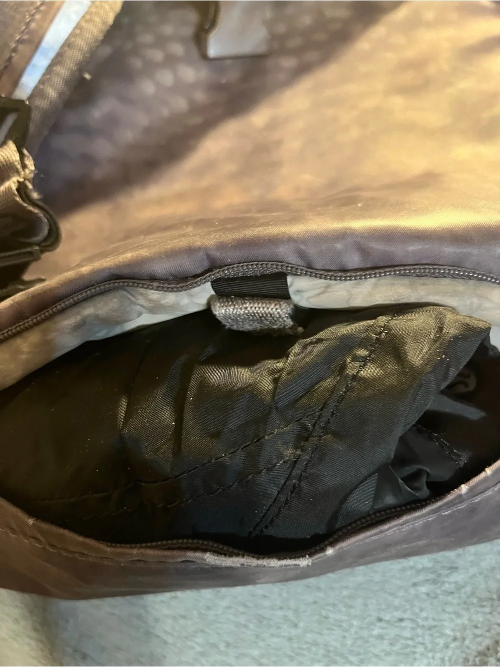 Lululemon Wanderlust Rucksack Snowy Owl Print Large Backpack Purple & Grey Rare
